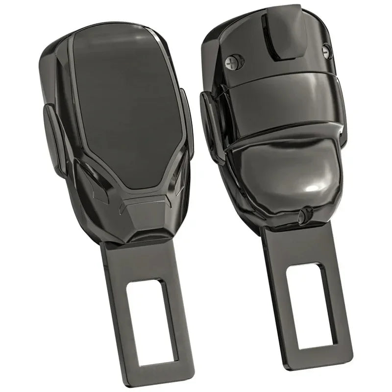 Alloy Car Seat Belt Extension Plug Buckle Seatbelt Clip Adjustable Extender Lengthe additional angle