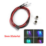 RC LED Light Kit Headlamps for 1/10 1/8 1/12 RC Car Truck Crawler Drift Car Headlig additional angle