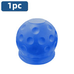 1PC Trailer Hitch Ball Cover Rubber Universal Tow Hitch Cap Protective Cover Dustproof close-up view