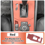 For Mazda CX-5 Center Console Silicone Waterproof Protective Pad Anti‑Slip Water Cup Hol detail view