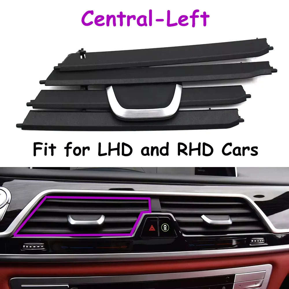 G11 G12 Car Front Middle Left Right Air Vent Outlet Grille AC Slide Clip Repair Kit For BMW 7 Series 730Li 740Li 750Li M760Li