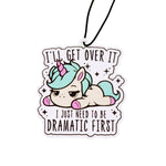 Raccoon Quotes Fragrant Paper Car Air Freshener | Solid Perfume Hanging for Home and Aut detail view