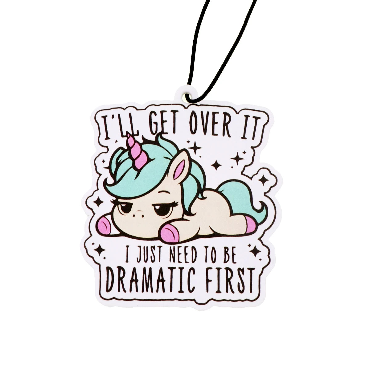 Raccoon Quotes Fragrant Paper Car Air Freshener | Solid Perfume Hanging for Home and Aut detail view