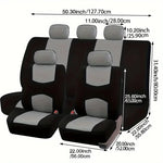 Polyester Car Seat Covers Universal Set additional angle
