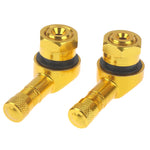 2* Aluminum Alloy Motorcycle Valve Stems | 90 Degree Tubeless Tire Valve for Rims alternate view