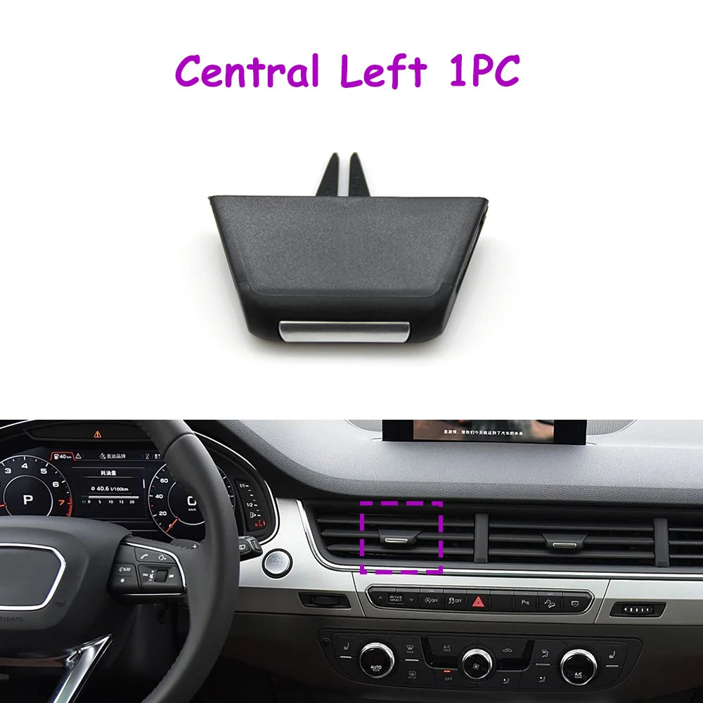 Q7 Car Interior Front Left Right Middle Air Vent Grille AC Tab Clip Slider Repair Kit For Audi 2016-2019 4M1820901