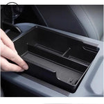 BYD Sealion 7 2024 2025 Center Console Organizer | Cup Holder & Rear Screen Storage Bo close-up view