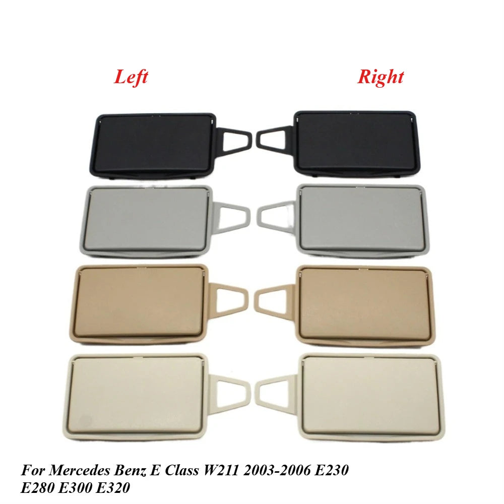 Car Sunshade Sun Visor Glass Cover Makeup Mirror Holder Panel Cover For Mercedes Benz E Class W211 2003-2006 E230 E280 E300 E320