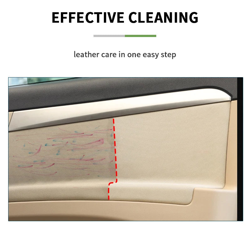 Car Interior Cleaner Agent Ceiling Cleaner Leather Flannel Woven Fabric Water Free Multi detail view