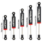 4PCS Metal Built-in Spring Shock Absorber 70/80/90/100/110mm for 1/10 RC Crawler Car A close-up view