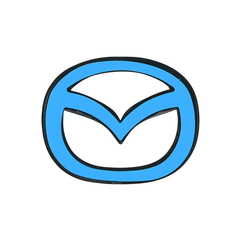 Mazda Steering Wheel Center Sticker – ABS Emblem for CX-4, CX-5, Atenza, Axela