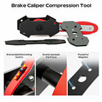 Brake Caliper Press Compression Tool 360 Degree Swing Ratchet Expander Wrench Durable Car Pad Press Ratchet Piston Spreader