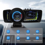 Digital GPS Speedometer OBD+GPS Smart Gauge | Automotive HUD Display