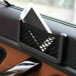 3pcs Universal Car Organizer Mesh Storage Bag | Seat Side Net Pocket for Phone and Su lifestyle view