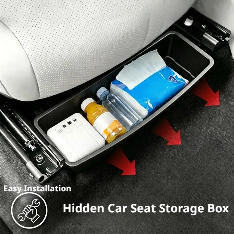 Under Seat Storage Box Car Seat Organizer