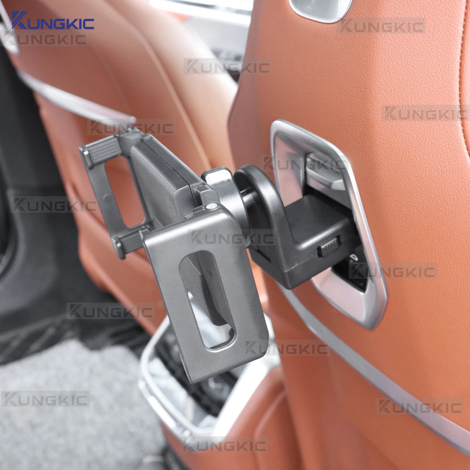 Car Rear Seat Multimedia Support for iPad Phone Holder | Compatible with BMW Models additional angle