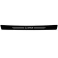 Carbon Fiber Car Door Sill Scuff Plate Stickers | Scratch Protection for Lexus close-up view