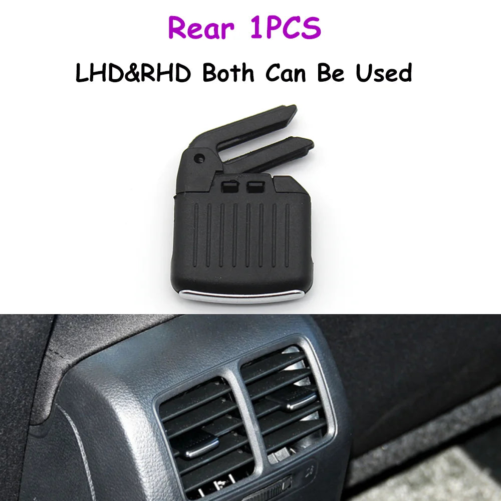 Golf 5 Sagitar Jetta Car Front Rear Air Conditioner AC Vent Grille Slider Outlet Tab Clip Repair Kit For Volkswagen 1KD819703