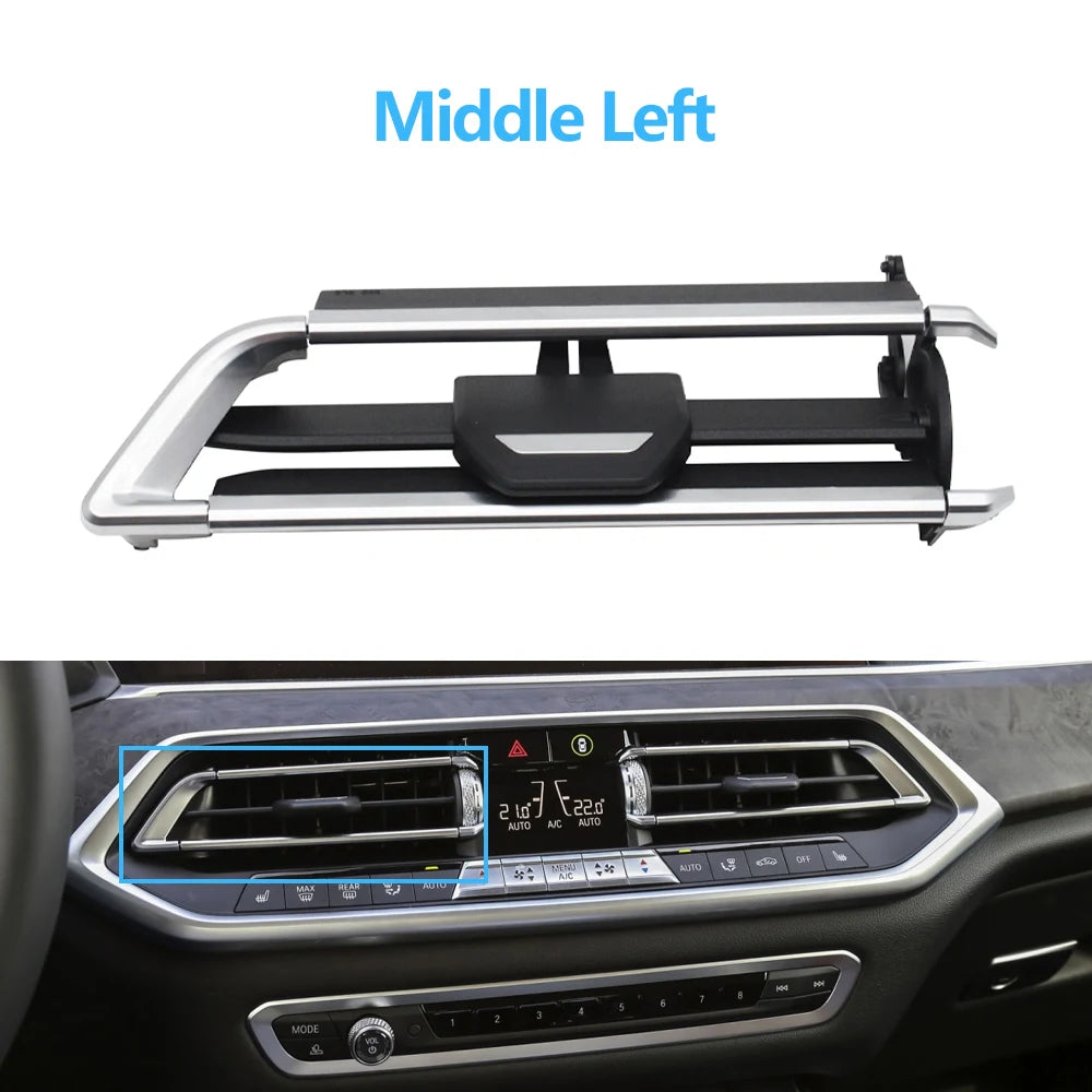 Car Front Middle Left Right Air Vent Outlet Grille AC Slide Clip Repair Kit For BMW X5 X6 X7 Series G05 G06 G07 64119458543