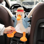 Cute Duck Butt Plush Car Tissue Holder