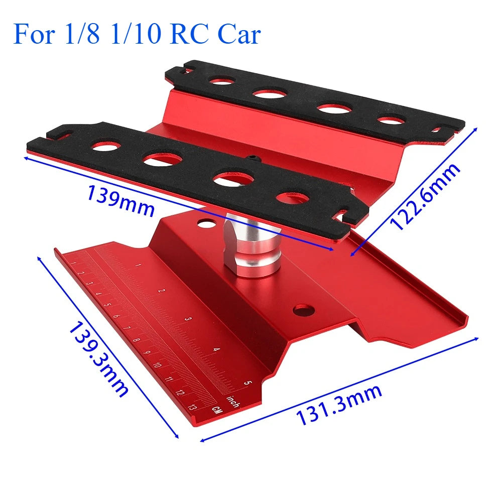 RC Car Repair Work Stand 360 Degree Rotate for 1/8 1/10 1/18 1/24 Scale lifestyle view
