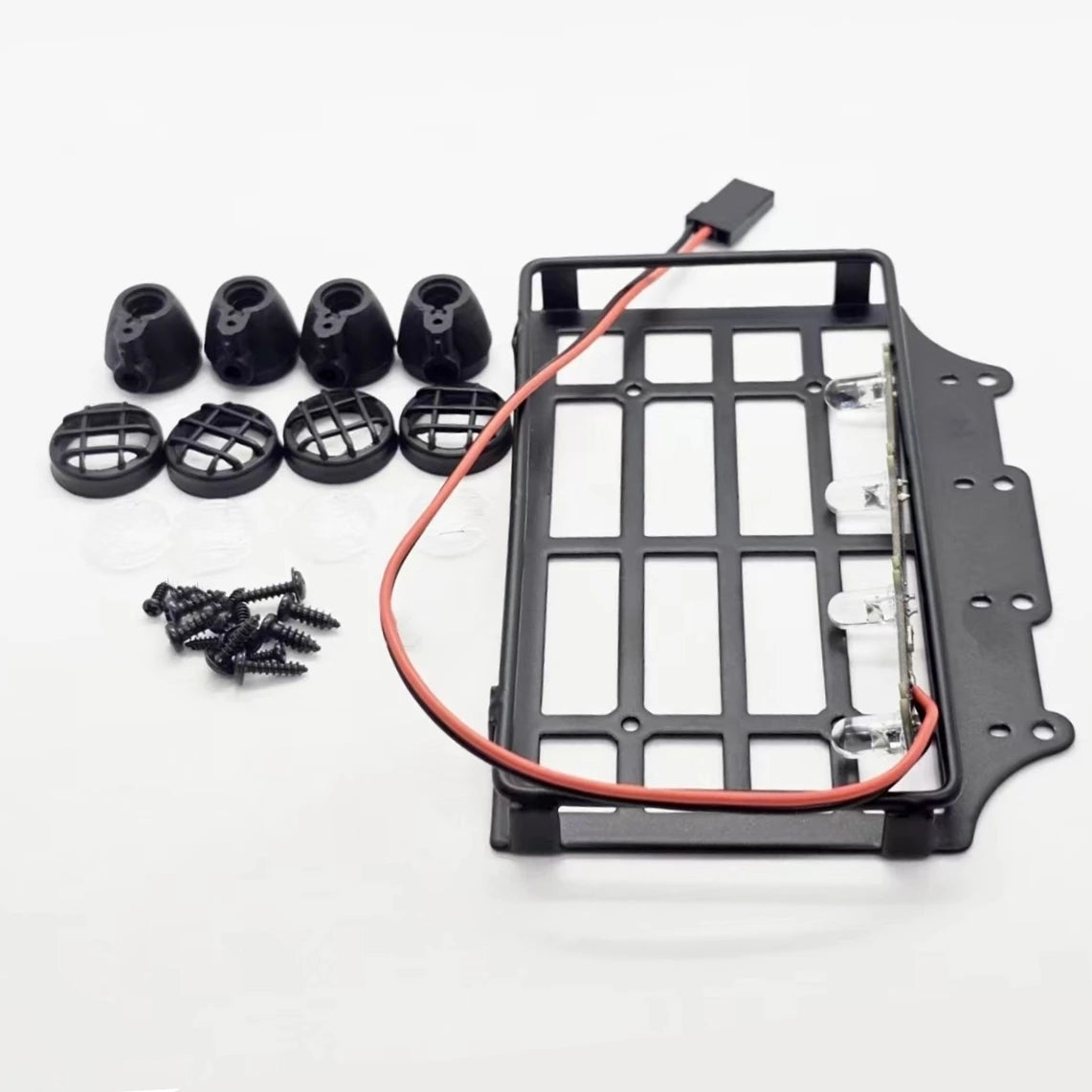 MN82 LC79 Metal Roof Rack With LED Light for 1/12 RC Car alternate view