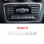 Car Console Air Conditioner Buttons Decals Trim For Mercedes Benz GLA X156 CLA C117 A B Class W176 W246 Auto Interior Stickers