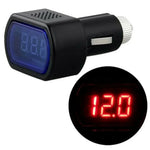 12V 24V Car Battery Voltage Meter | LED Digital Cigarette Lighter Volt Gauge Monitor detail view