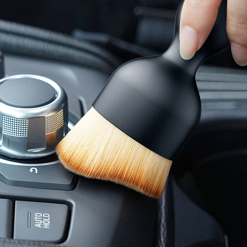 Car Air Vent Cleaning Soft Brush with Casing additional angle
