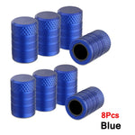 Aluminum Tire Valve Caps 4/8/12 Pack | Corrosion Resistant Universal Stem Covers for lifestyle view