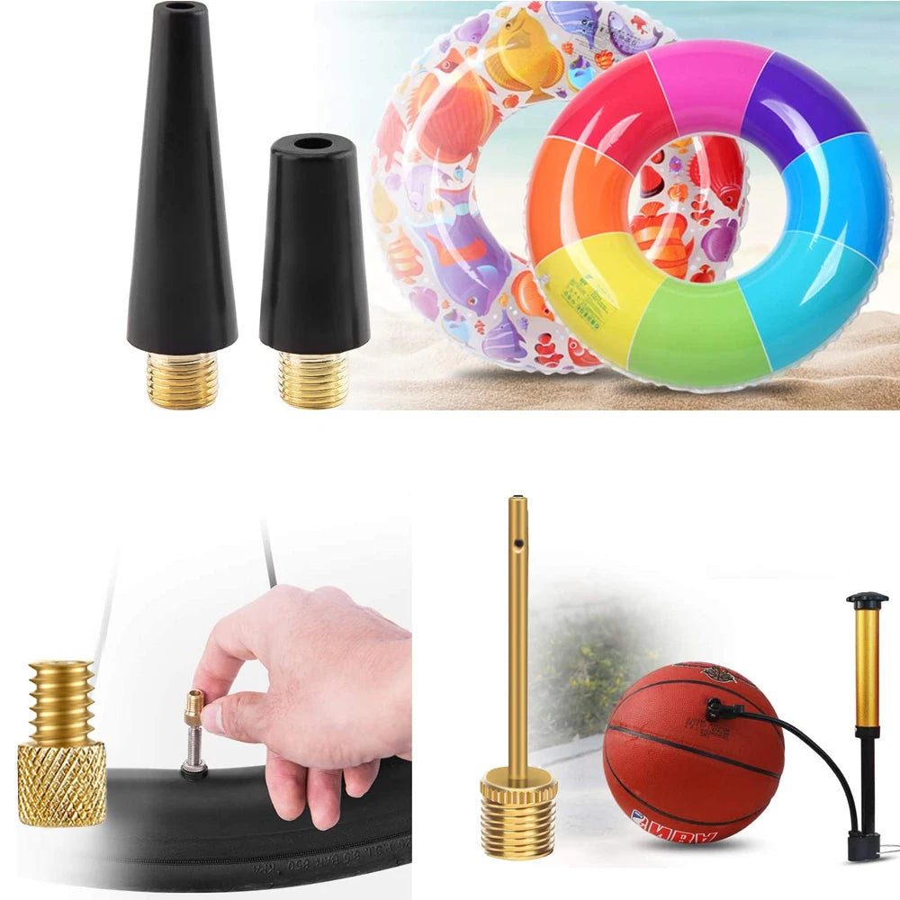 Tire Valve Adapter and Inflation Kit | Ball Pump Needle Set for Xiaomi Air Pump and Comp detail view