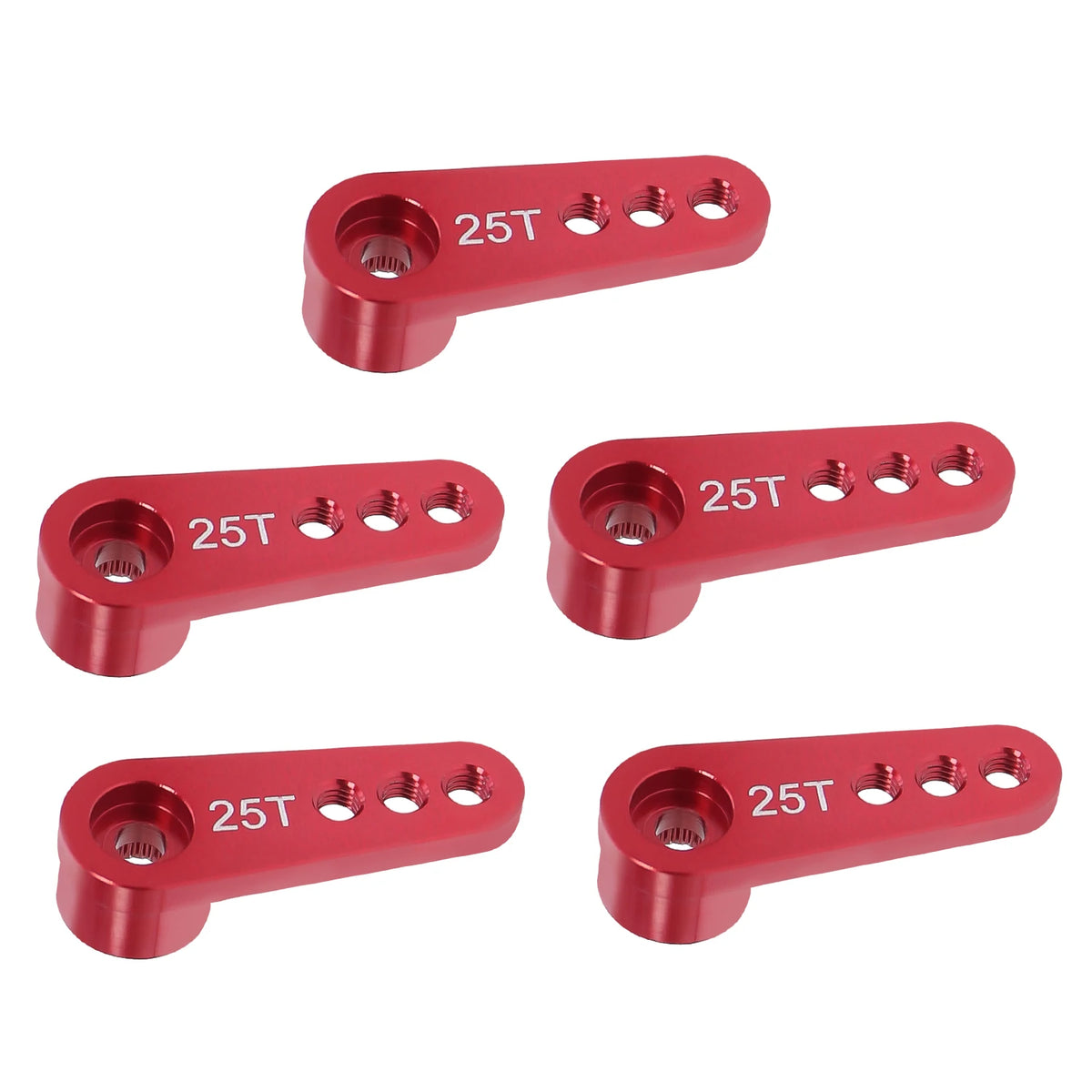Metal 25T Extended Servo Arm Steering Horn 3 Hole For 1/10 RC Crawler alternate view