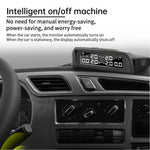 6 Wheel Tire Pressure Monitoring System | Solar TPMS with USB Charging and Temperature close-up view