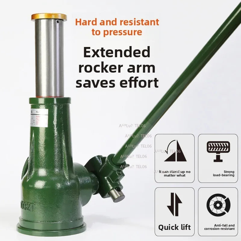 Mechanical Screw Jack Hand Operated Spur Gear Lifting Tool 2 Ton 20 Ton Capacity домкрат detail view