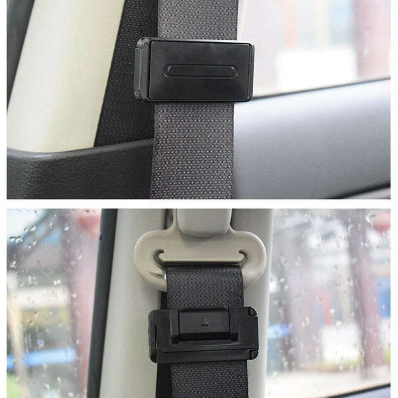 2/4Pcs Car Interior Accessories Adjustable Car Safety Seat Belts Holder Stopper Buckle Clamp Portable Vehicle Safety Belt Clip