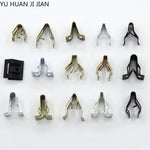 10PCS Car Dash Dashboard Moulding Trim Metal Retainer Rivet Fastener Clips close-up view