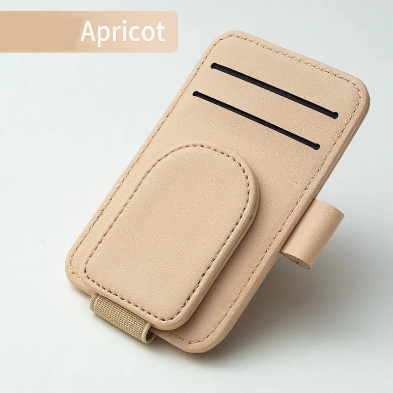 Car-Mounted Eyeglass Storage Box Sunshade Clip