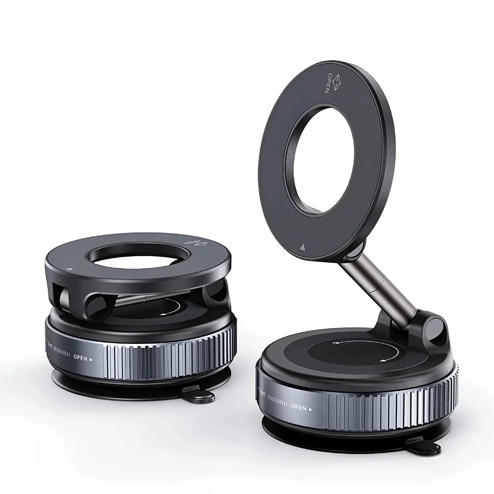 Super Strong Car Phone Holder | Vacuum Magnetic Suction Cup Mount with 360 Rotation alternate view