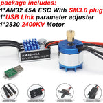 2322 2600KV 2830 2400KV Brushless Motor AM32 45A for 1/12 RC Crawler Car Off Road Car MN82 MN168 MN78 MN86 MN128 Power Kit