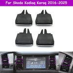 Kodiaq Karoq Car Front Rear Air Conditioner AC Vent Grille Tab Slider Clip Outlet Repair Kit For Skoda 2016-2025 56G819701