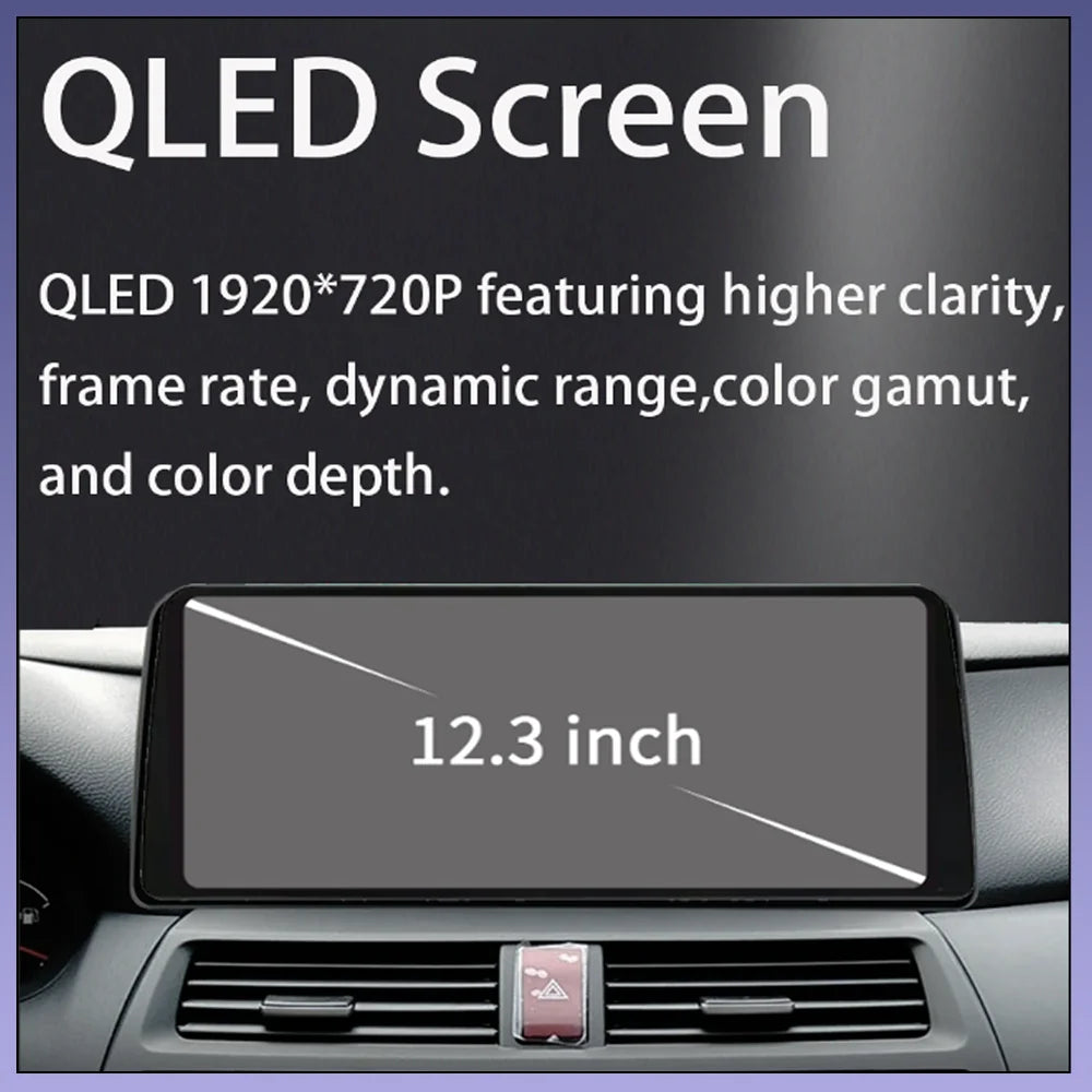 Android 14 For Honda Accord 8 2008-2012 12.3" QLED Carplay Car Player GPS DSP WIFI St lifestyle view