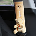 Cute Animal Car Seat Belt Pads Universal Car Seat Shoulder Strap Pad Cushion Cover additional angle