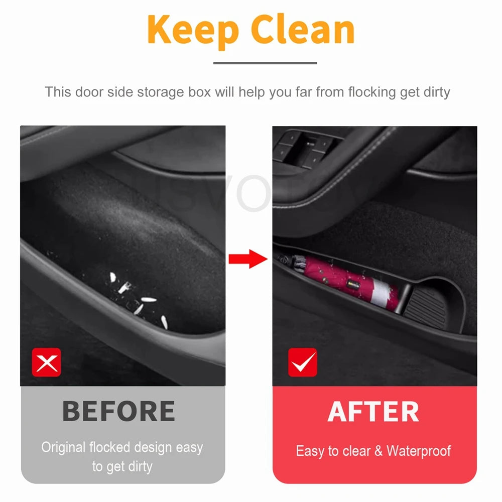 For Tesla Model Y 2025 2026 Juniper Door Side Storage Box Front Rear Model 3 Door Sto alternate view