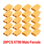 XT90 Male Female Bullet Connectors Copper Wire Plugs for RC Lipo Battery additional angle