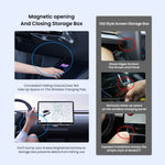 Magnetic Under Screen Storage Box | Hidden Tray for Tesla Highland Model 3 and Junipe lifestyle view