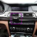 Car Phone Holder For BMW 7 Series F01 2009 2010 2011 2012-2015 Special Fixed Bracket Base Wireless Charging Interior Accessories