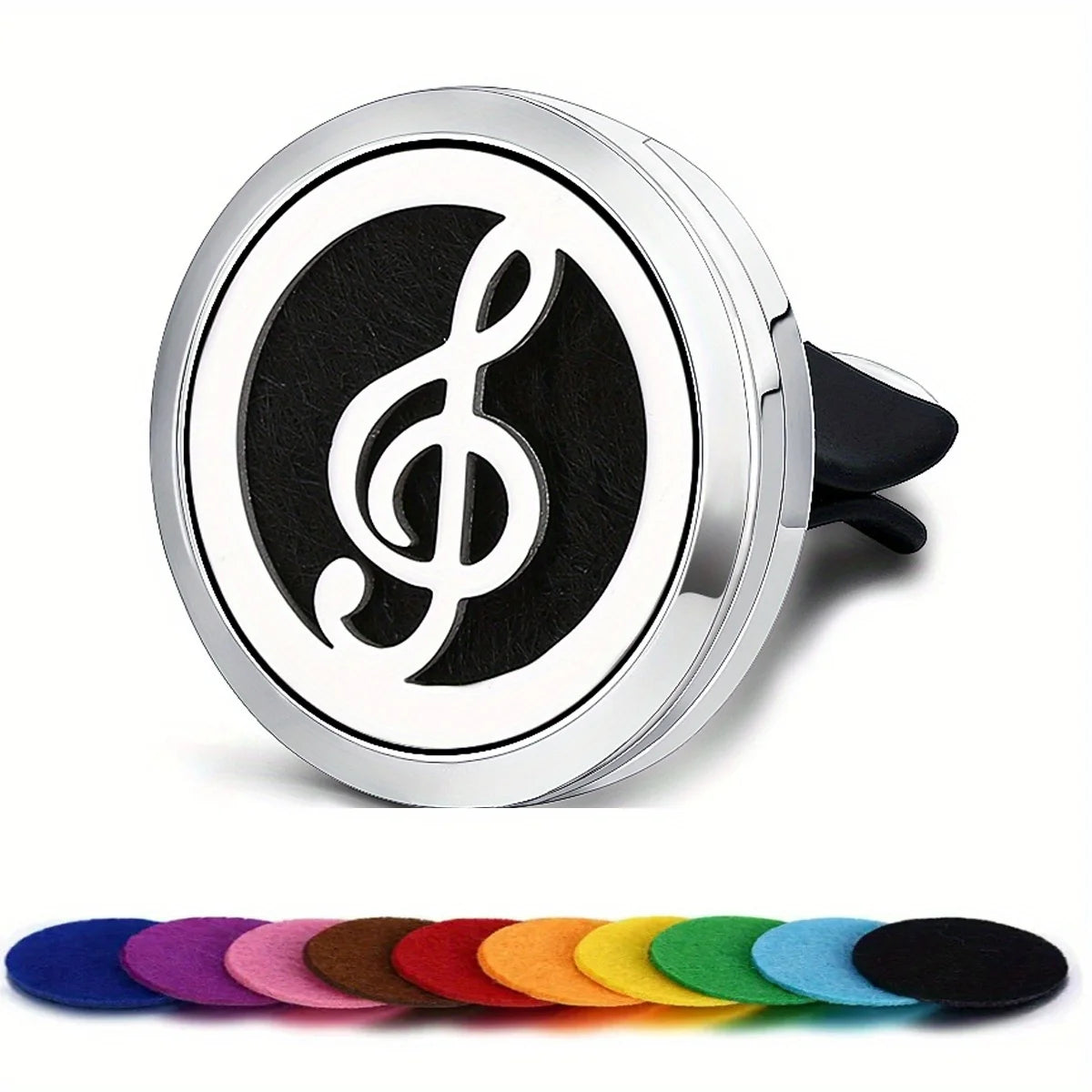 Car Diffusers, 1 PC car air vent diffuser clip (does not include fragrance chemicals) with 10 PCS pads，car AC vent interior