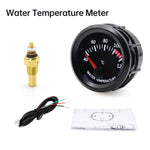 12V Car Gauge 52mm Water Temp Oil Temp Voltmeter Oil Press BAR PSI Vacuum Boost Gauge close-up view