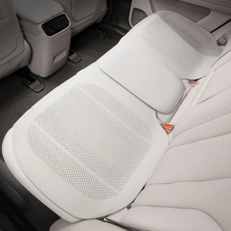 Breathable Leather Car Seat Cover Universal Front Seat Protection Cushion Luxury Car Int detail view