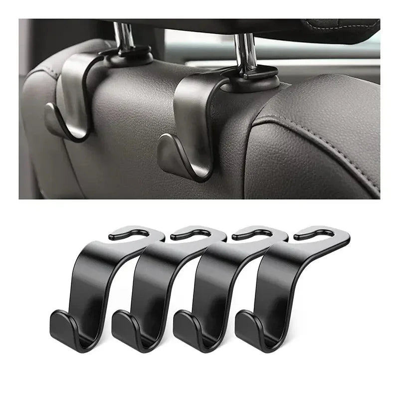 Universal Car Seat Headrest Hook | Auto Back Seat Storage Organizer Hanger